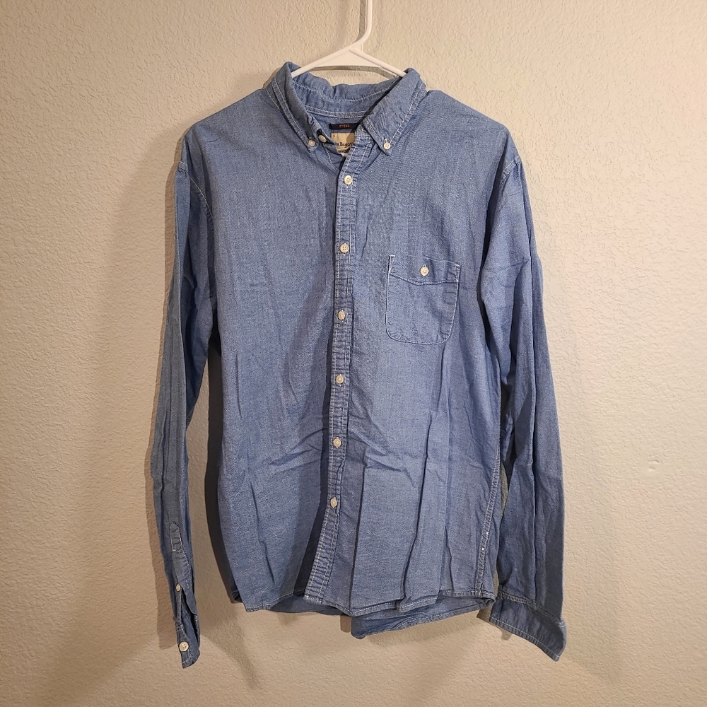 Bass men's Denim button down